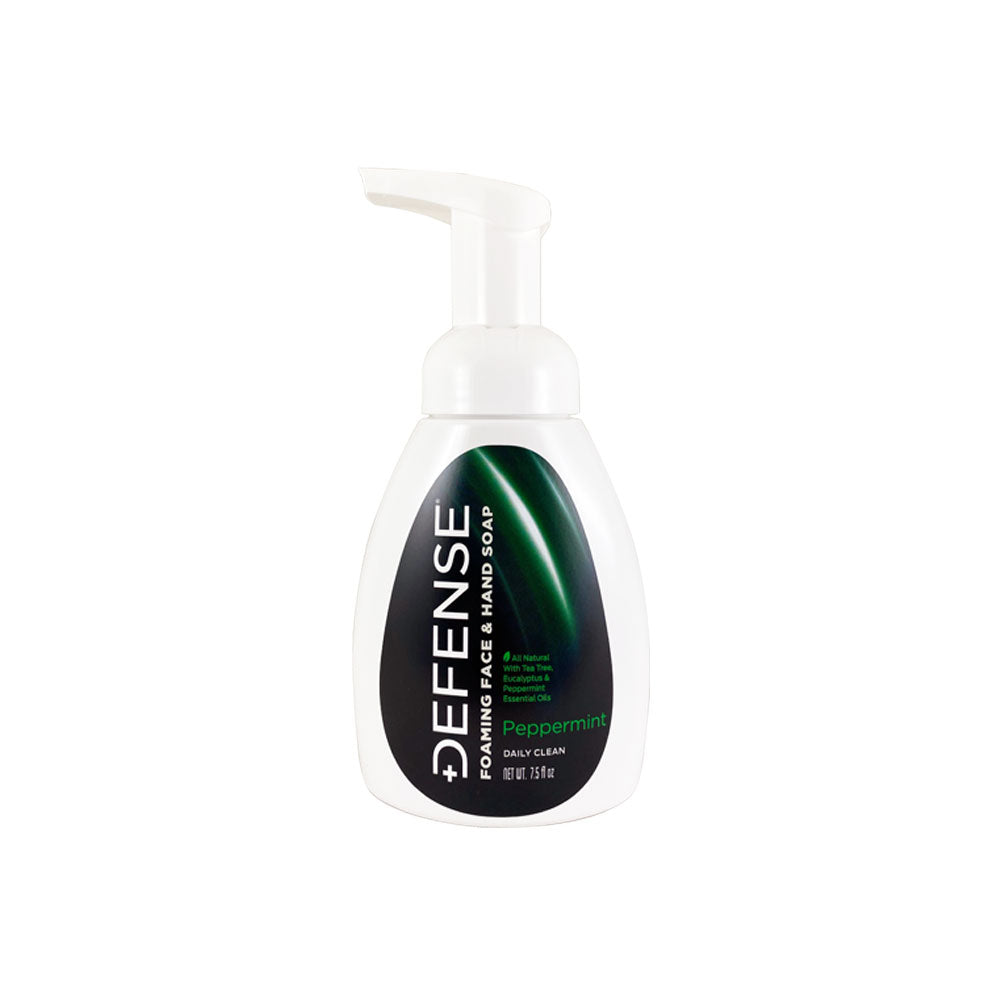 Defense Peppermint Foaming Face & Hand Soap