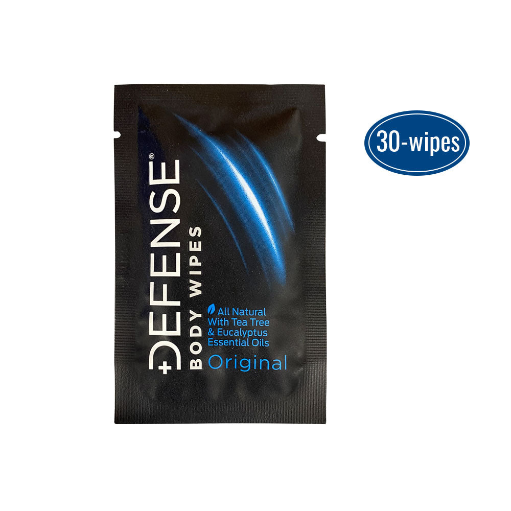 30 Pack - Individual Defense Soap Wipes